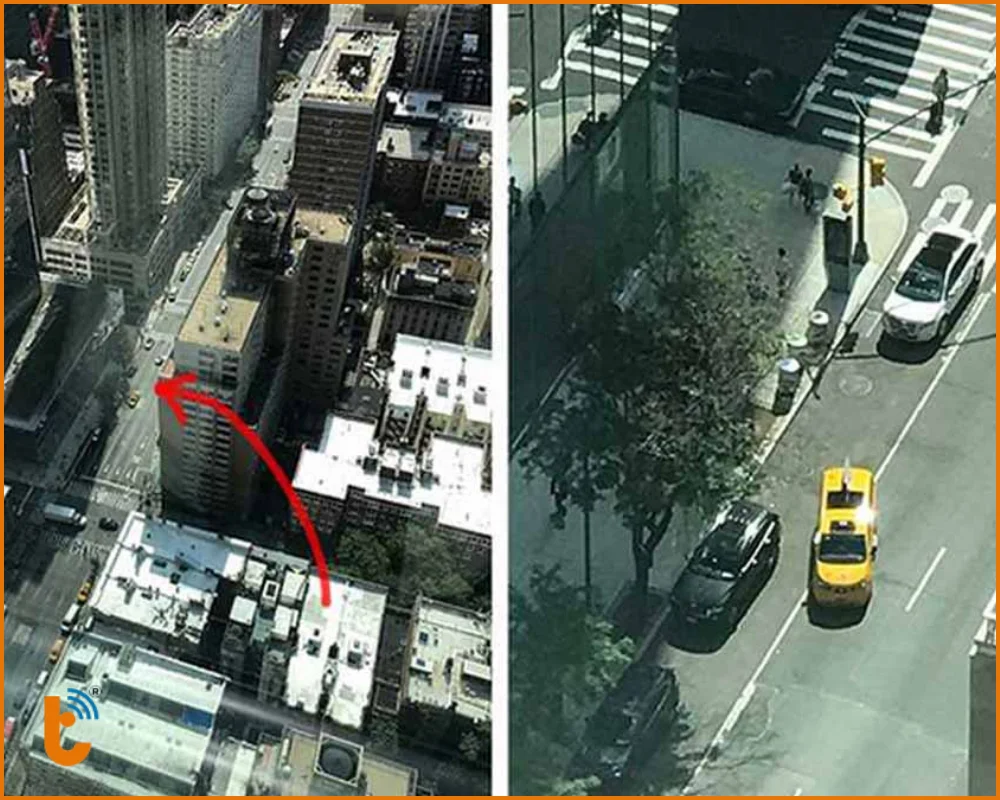 Hình ảnh minh họa tính năng zoom của camera