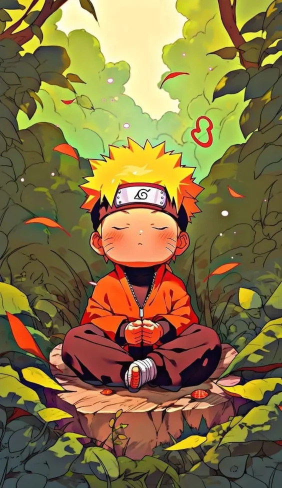 Hình nền Naruto chibi siêu đáng yêu 12