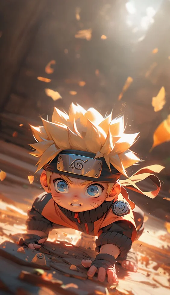 Hình nền Naruto chibi siêu đáng yêu 13