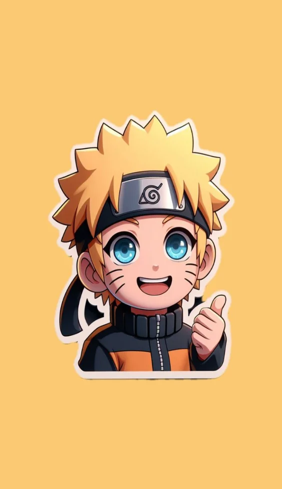 Hình nền Naruto chibi siêu đáng yêu 2