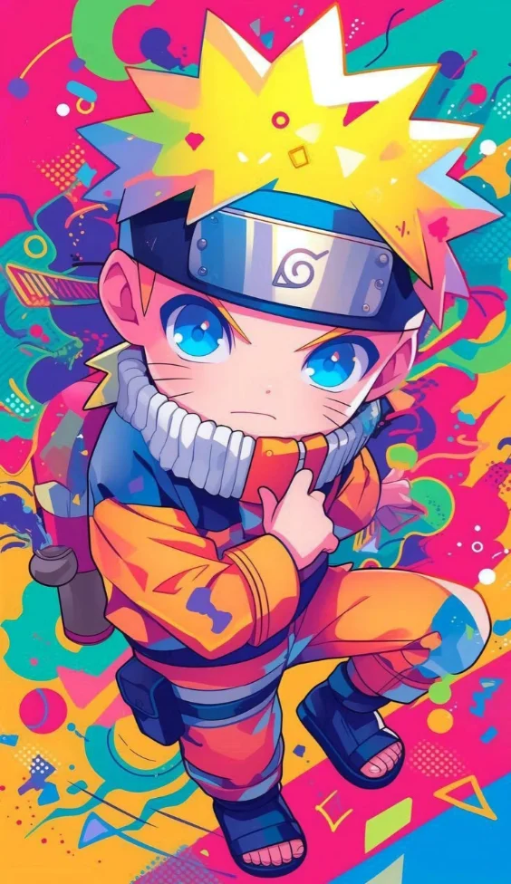 Hình nền Naruto chibi siêu đáng yêu 7