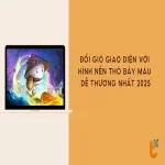 Đổi gió giao diện máy tính với hình nền thỏ bảy màu cute nhất 2025