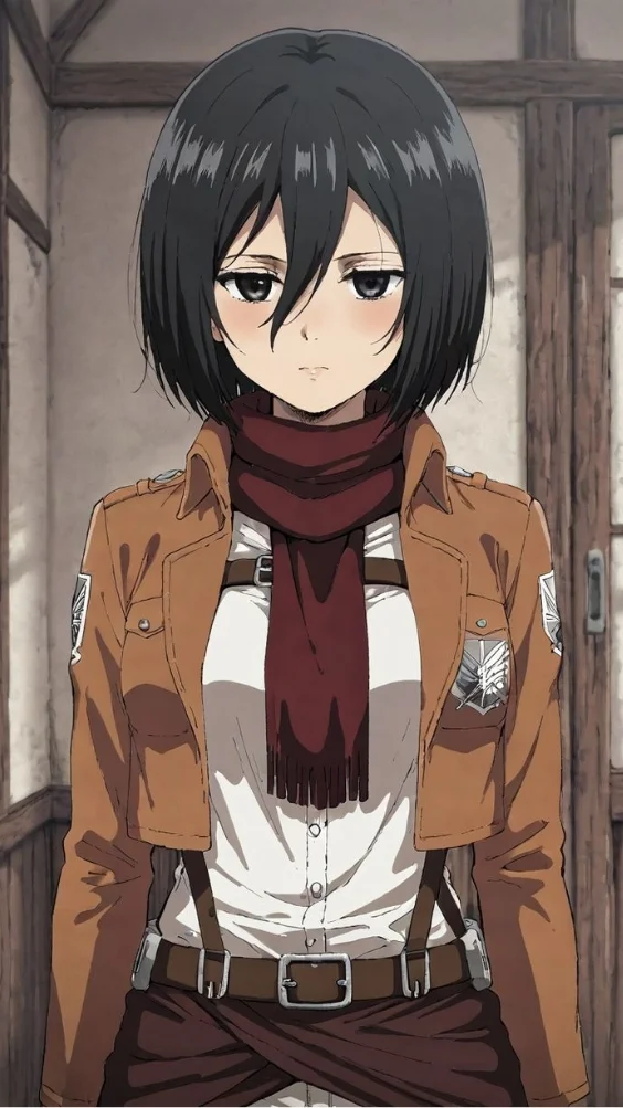 Hinh-nen-anime-Mikasa (Attack on Titan)