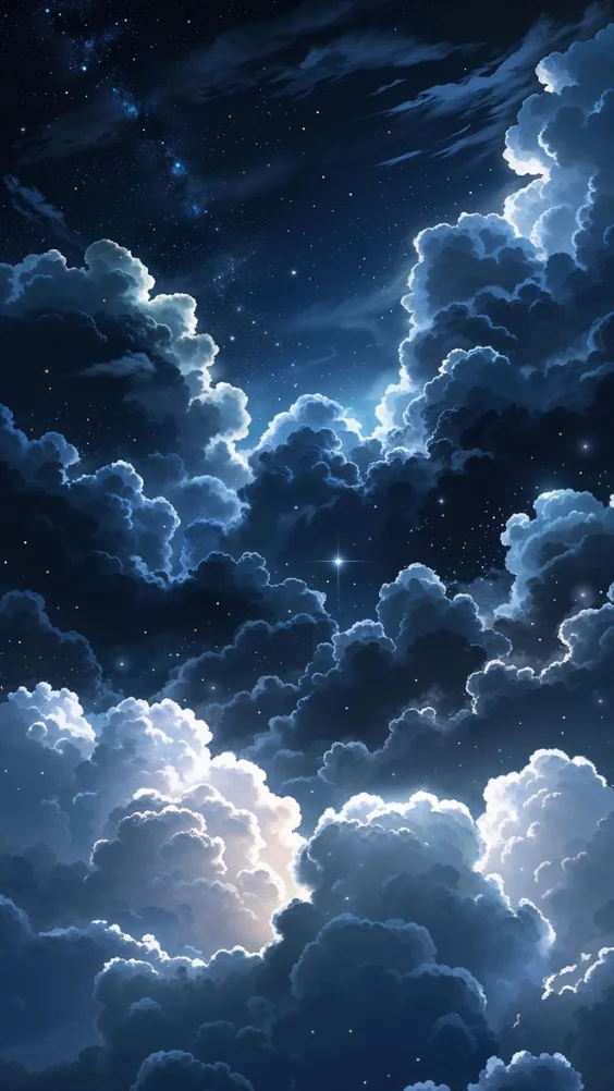 Hình nền bầu trời về đêm 5