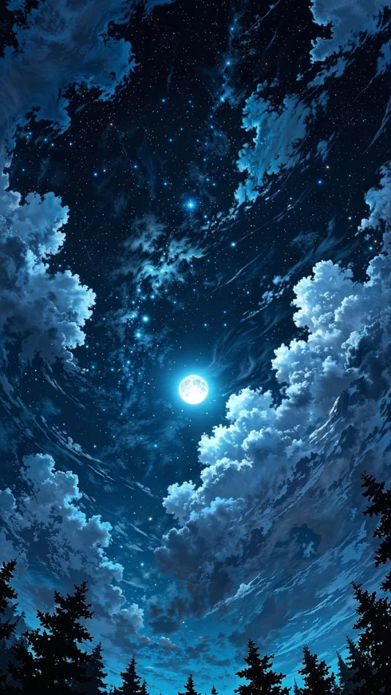 Hình nền bầu trời về đêm 6