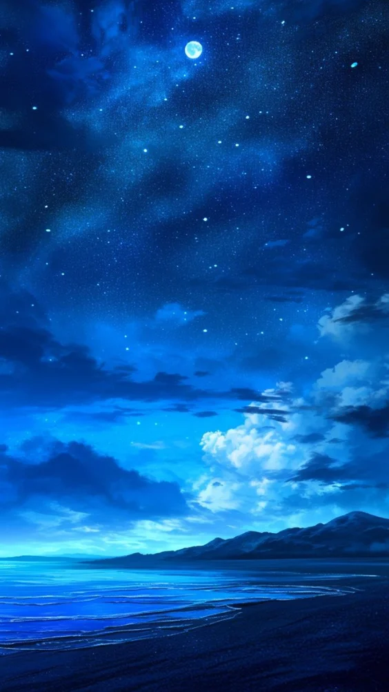 Hình nền bầu trời về đêm 7