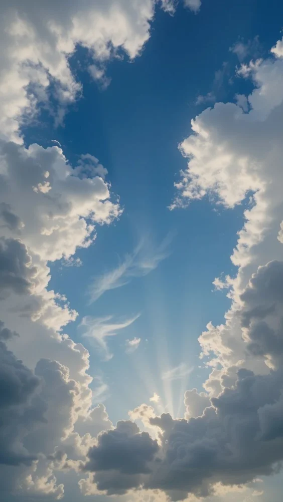 Hình nền bầu trời xanh ngát 8