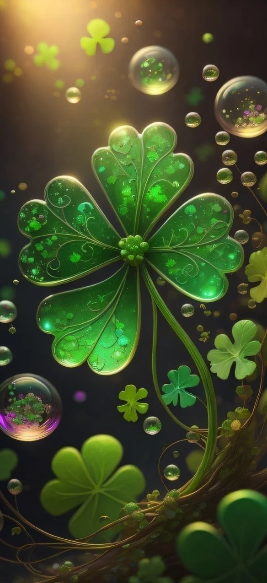 hinh-nen-co-4-lá-nghe-thuat-2