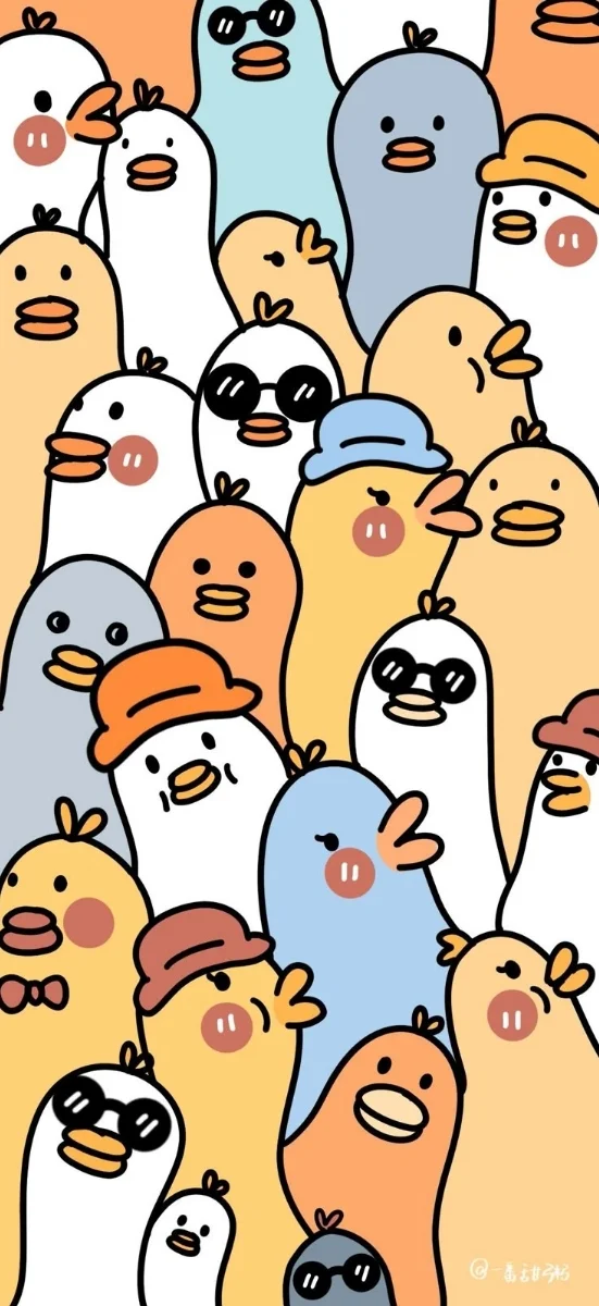 hinh-nen-con-vit-cute