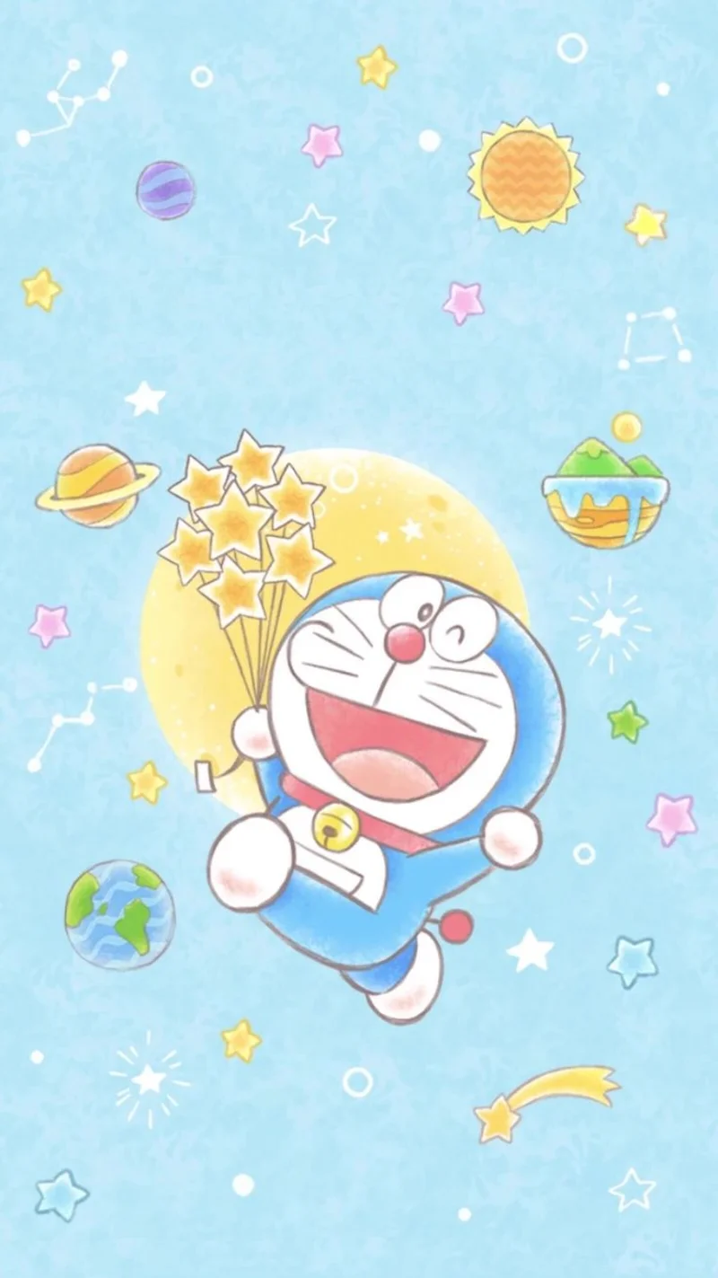 Hình nền Doremon hoạt hình đáng yêu 16