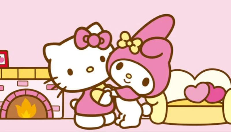 Hình nền Hello Kitty cùng bạn bè 1