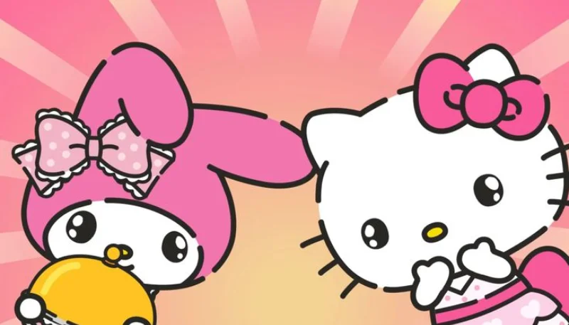 Hình nền Hello Kitty cùng bạn bè 3