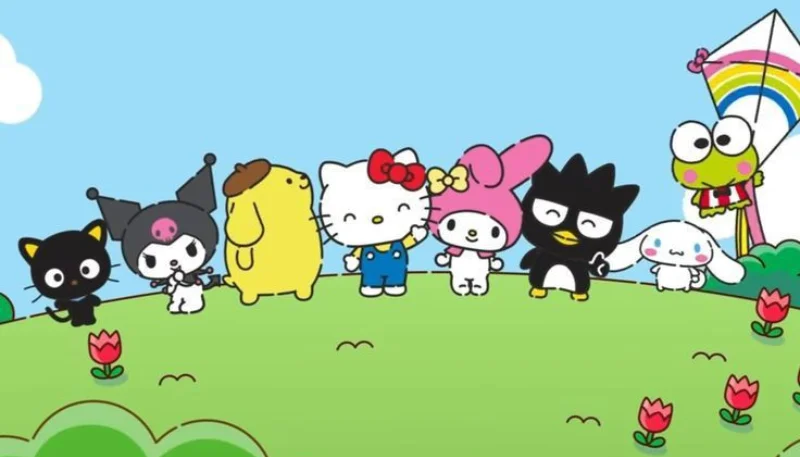 Hình nền Hello Kitty cùng bạn bè 4