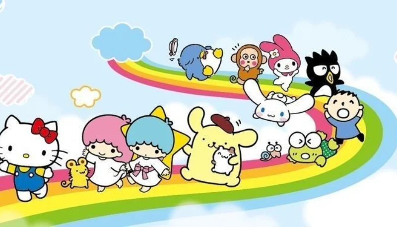 Hình nền Hello Kitty cùng bạn bè 5