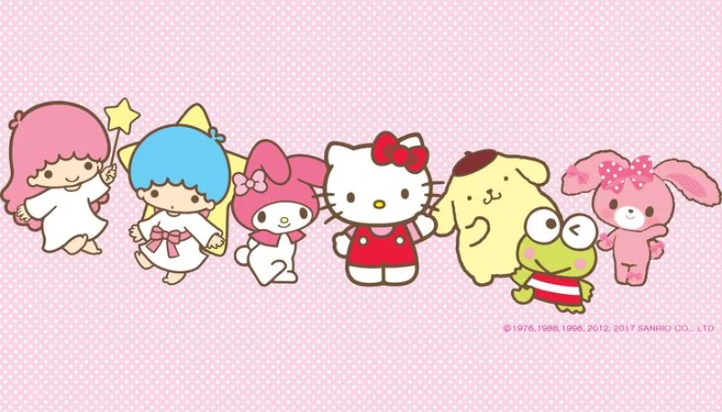 Hình nền Hello Kitty cùng bạn bè 6
