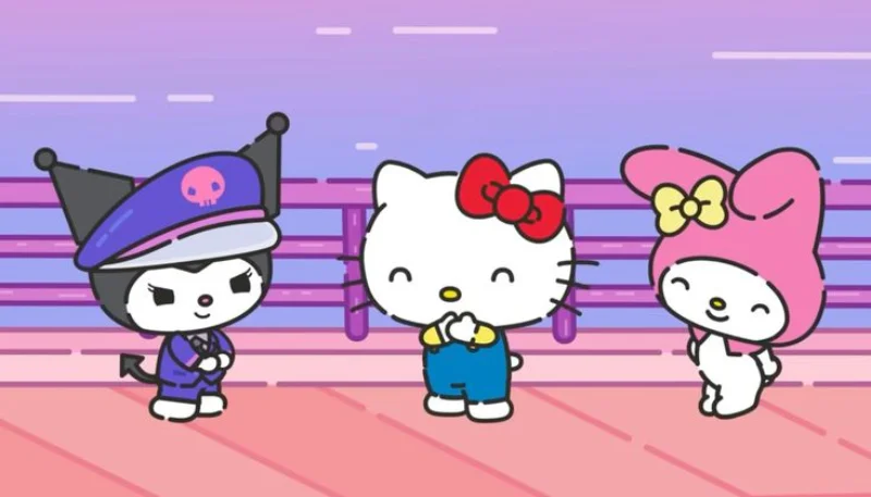 Hình nền Hello Kitty cùng bạn bè 11