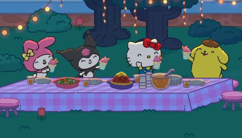 Hình nền Hello Kitty cùng bạn bè 13