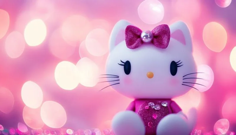 Hình nền Hello Kitty 3D sắc nét 12