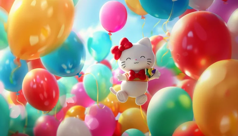 Hình nền Hello Kitty 3D sắc nét 16