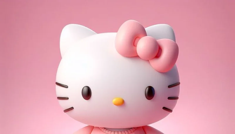 Hình nền Hello Kitty 3D sắc nét 19