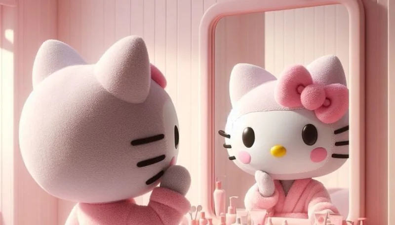 Hình nền Hello Kitty 3D sắc nét 28