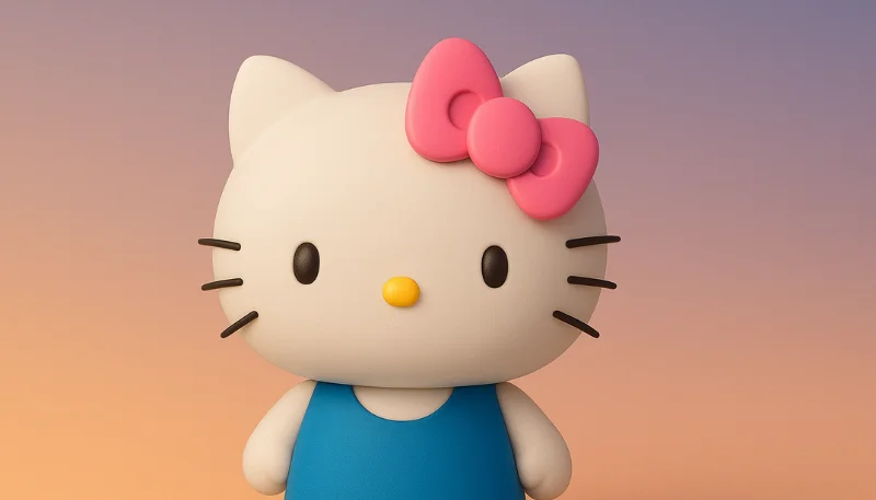 Hình nền Hello Kitty 3D sắc nét 31