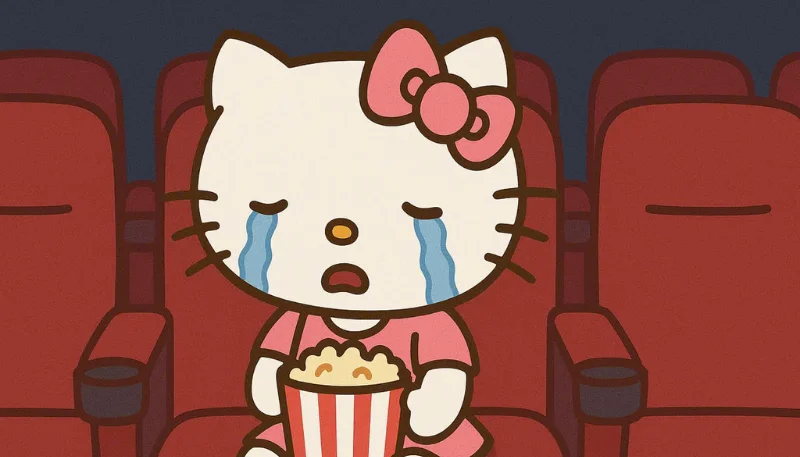 Hình nền Hello Kitty khóc nhè 4