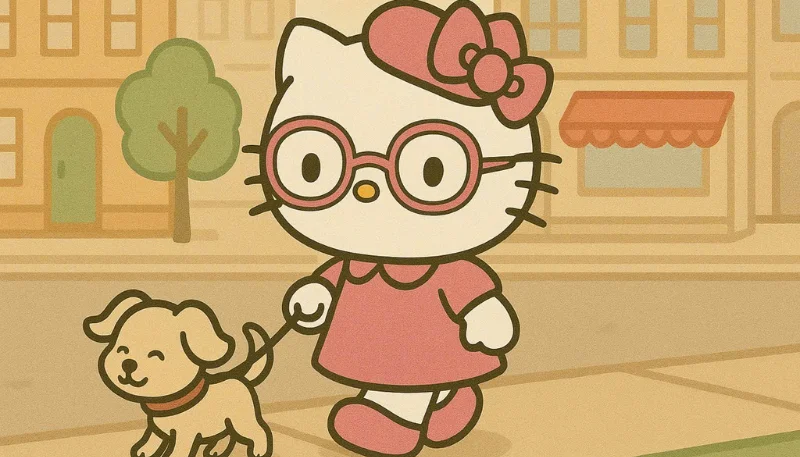 Hình nền Hello Kitty khóc nhè 7