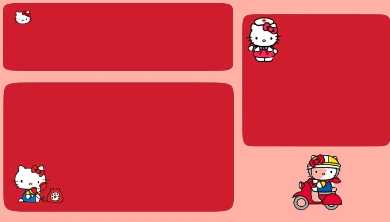 Hình nền Hello Kitty đơn giản 2