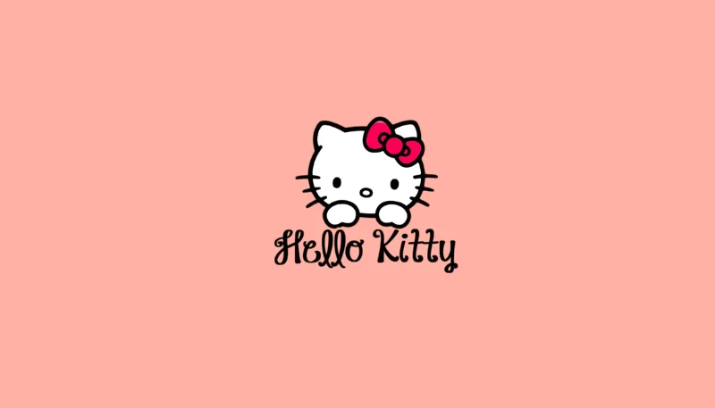 Hình nền Hello Kitty đơn giản 3
