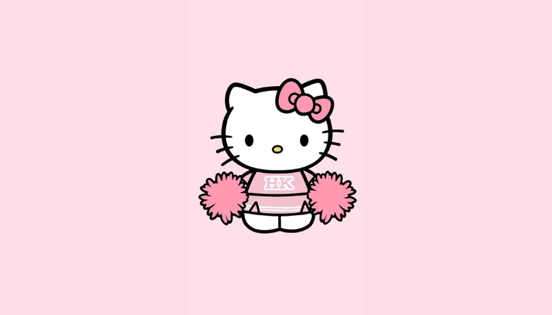 Hình nền Hello Kitty đơn giản 8