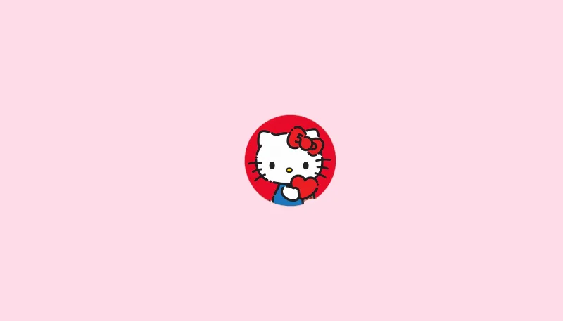Hình nền Hello Kitty đơn giản 9
