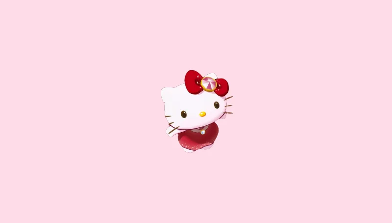 Hình nền Hello Kitty đơn giản 11