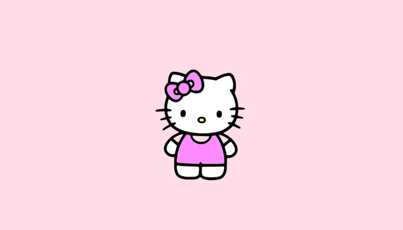 Hình nền Hello Kitty đơn giản 20