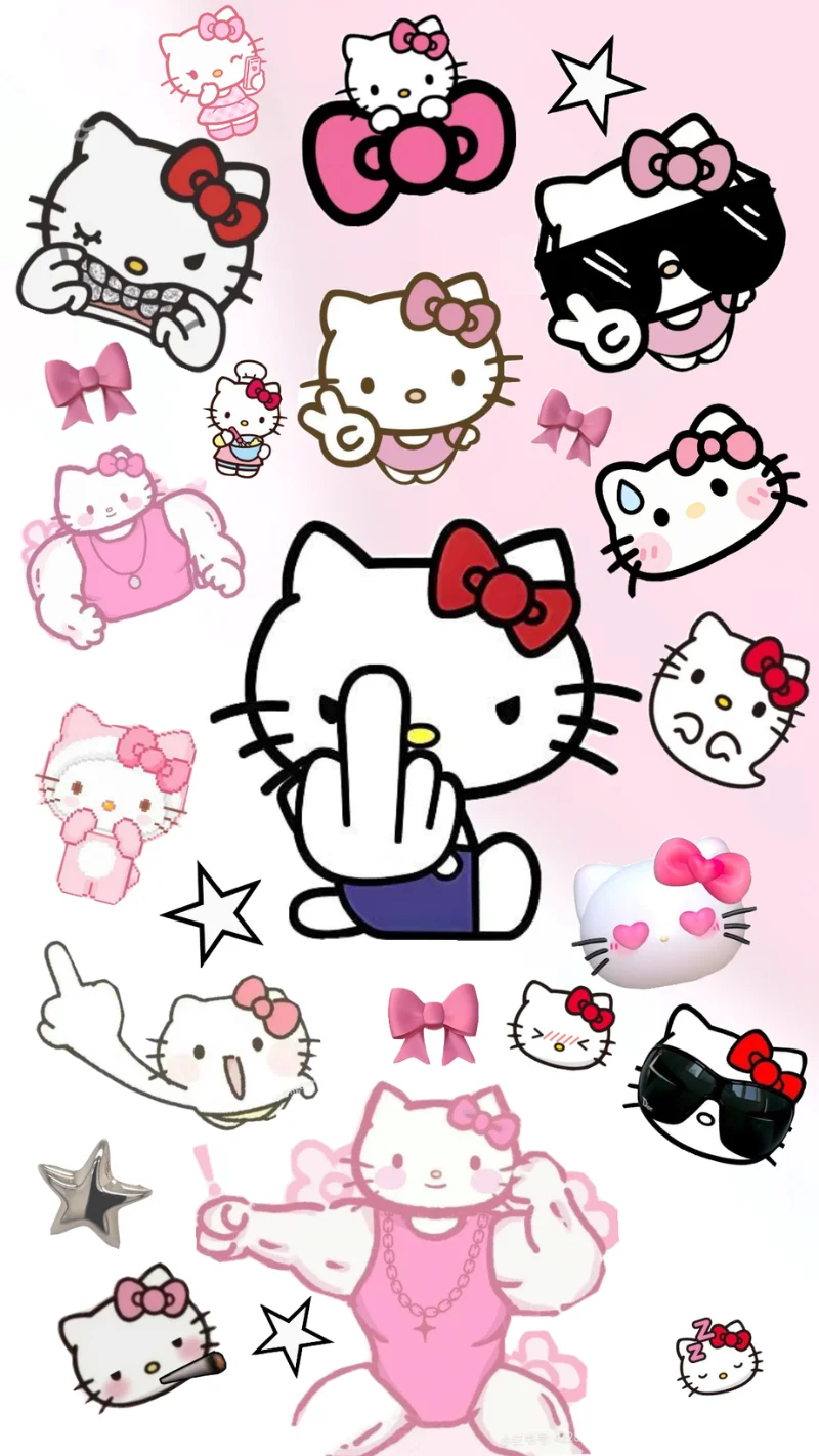 Hình nền Hello Kitty siêu ngầu 1