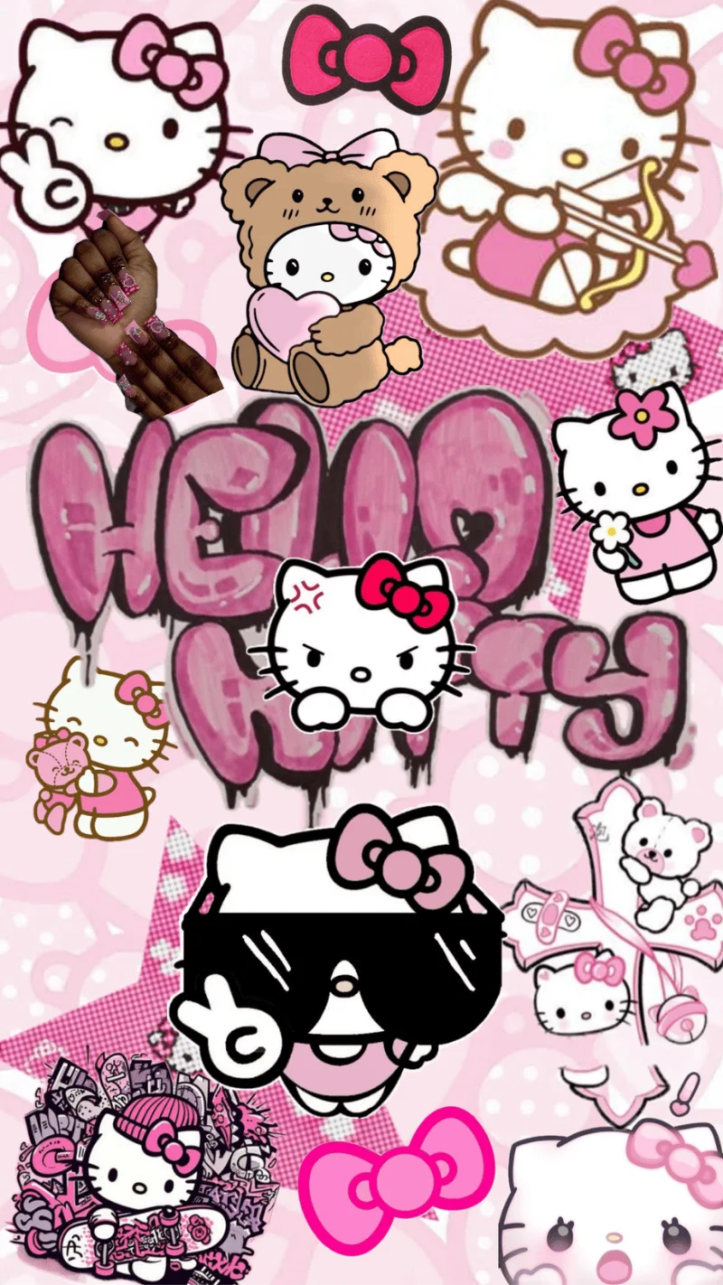 Hình nền Hello Kitty siêu ngầu 5