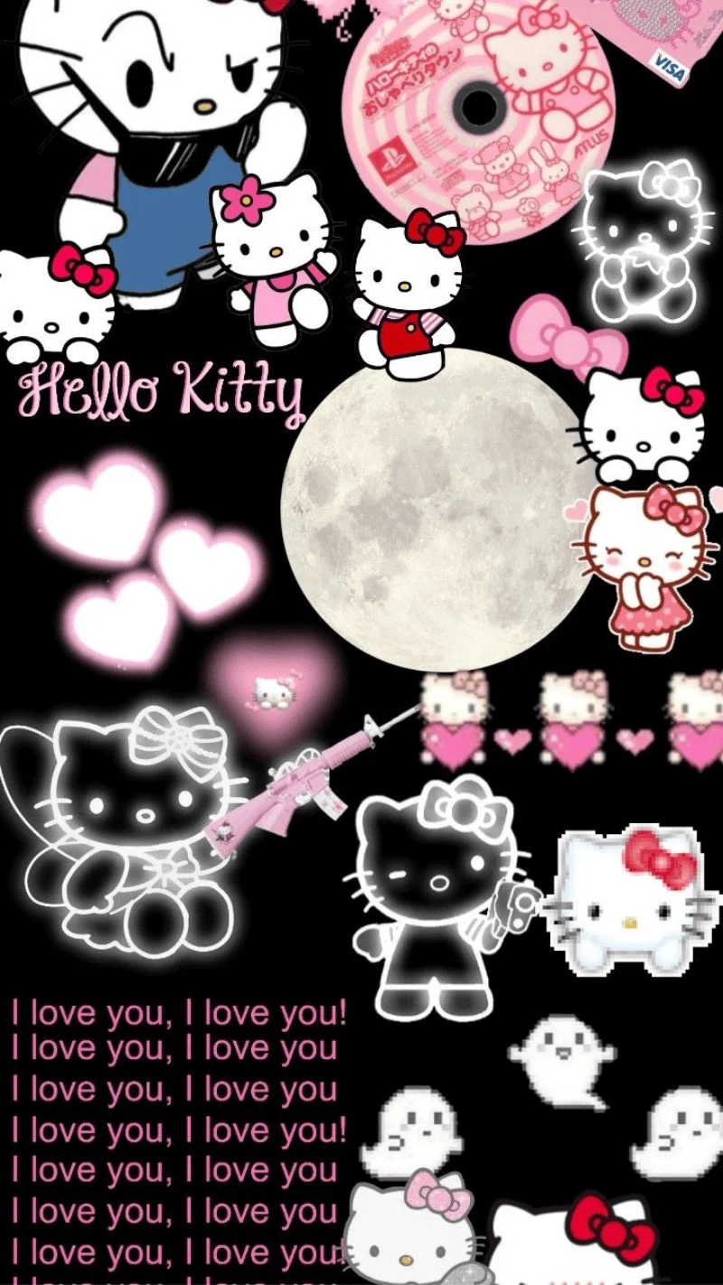 Hình nền Hello Kitty siêu ngầu 8
