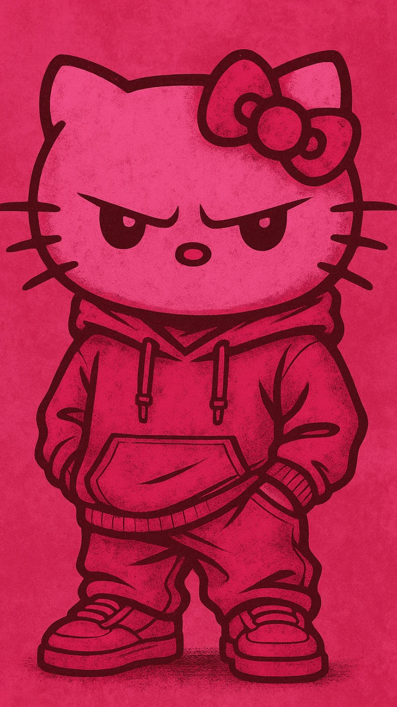 Hình nền Hello Kitty siêu ngầu 11