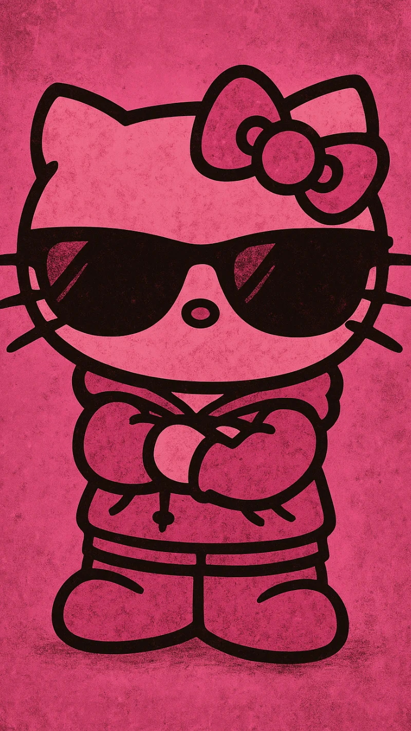 Hình nền Hello Kitty siêu ngầu 13