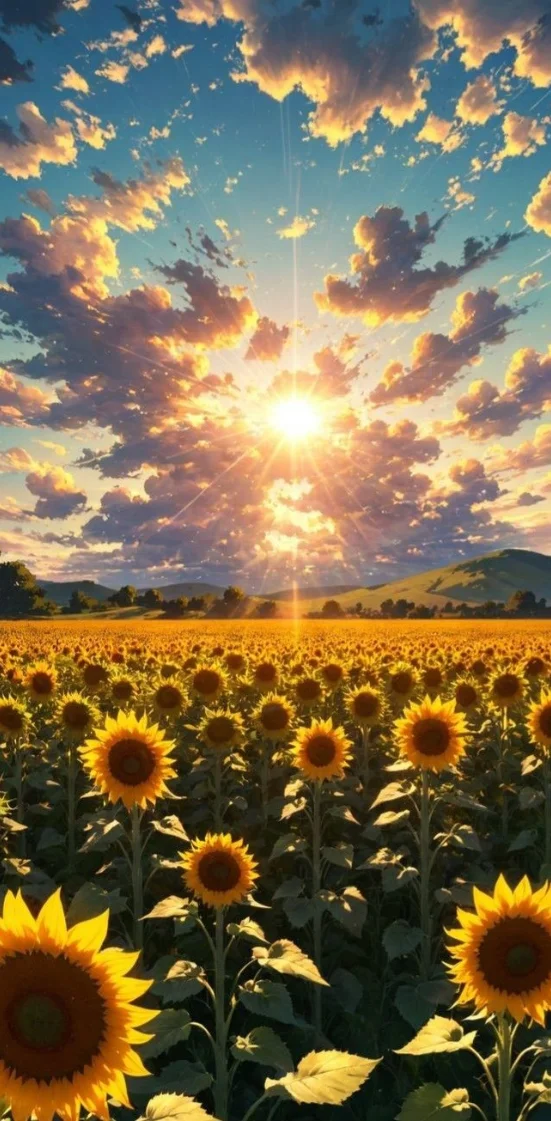 Hình nền hoa hướng dương rực rỡ 8