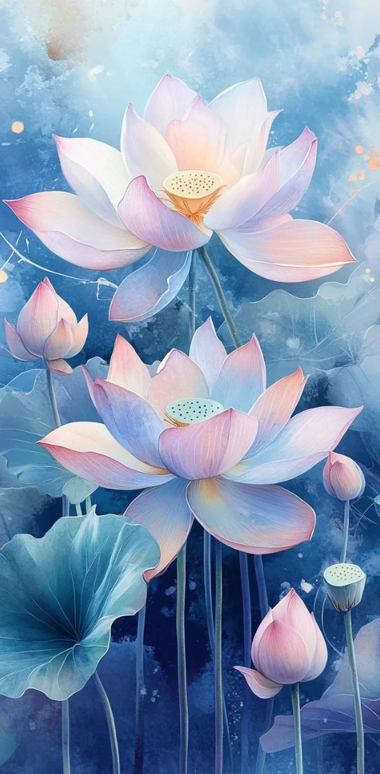 Hình nền hoa sen tinh khôi 14