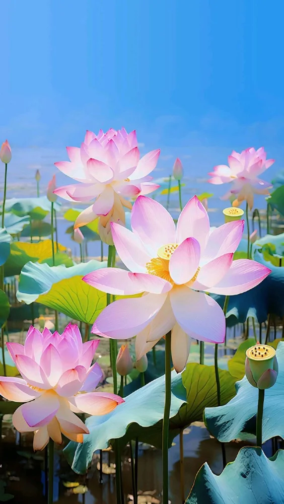 Hình nền hoa sen trang nhã 16