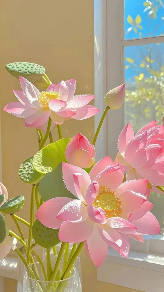 Hình nền hoa sen trang nhã 1