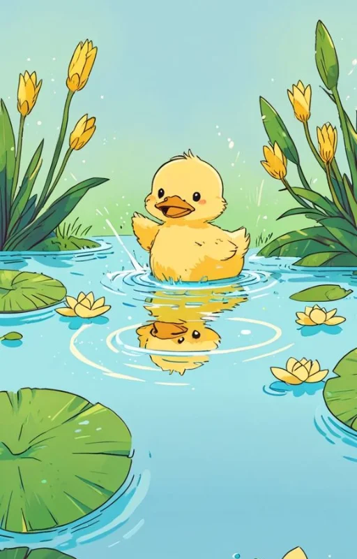 Hình nền hoạt hình dễ thương 12