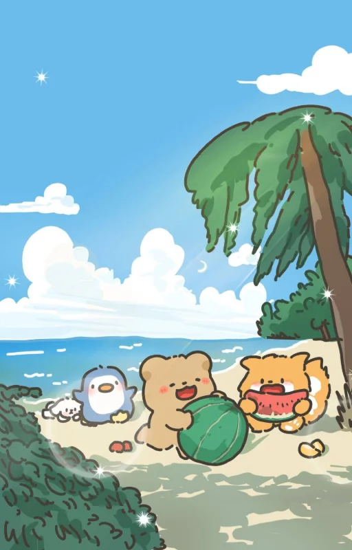 Hình nền hoạt hình dễ thương 4