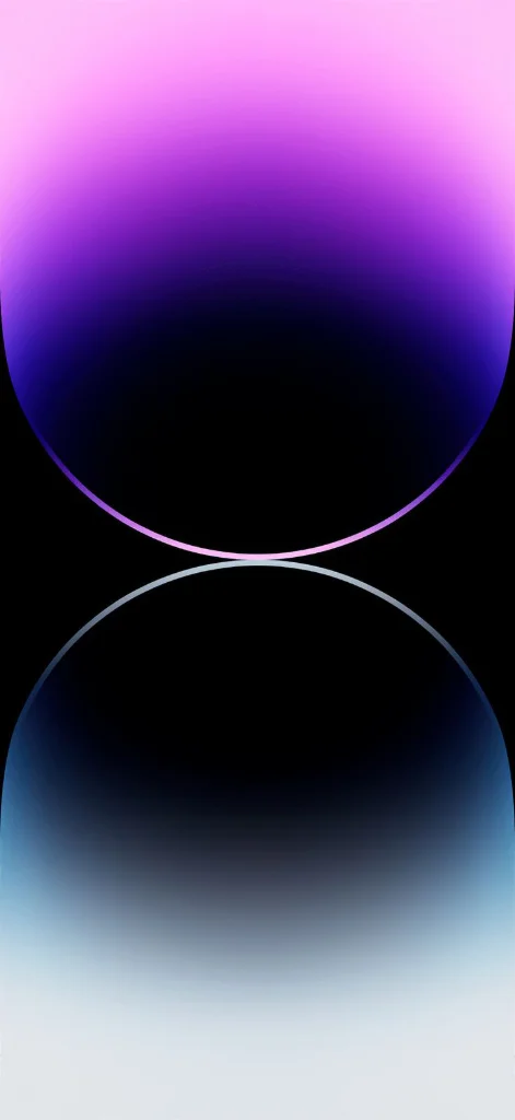 Hình nền iPhone mặc định đơn giản màu tím và đen