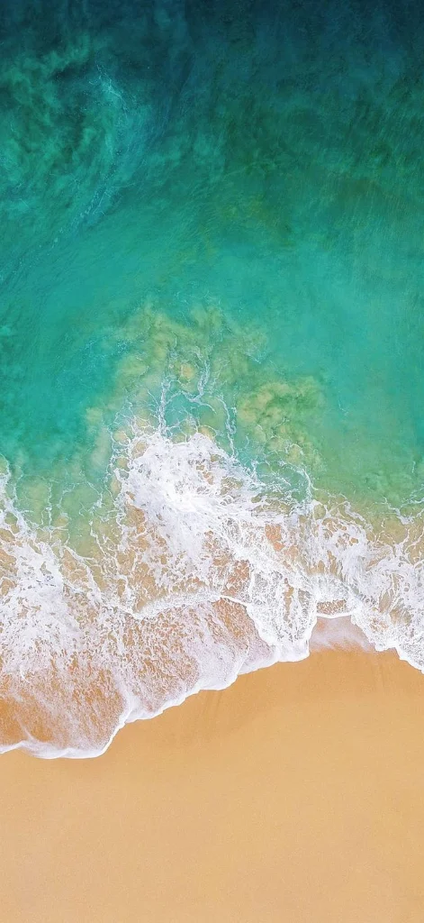 Hình nền iPhone mặc định hình bãi biển