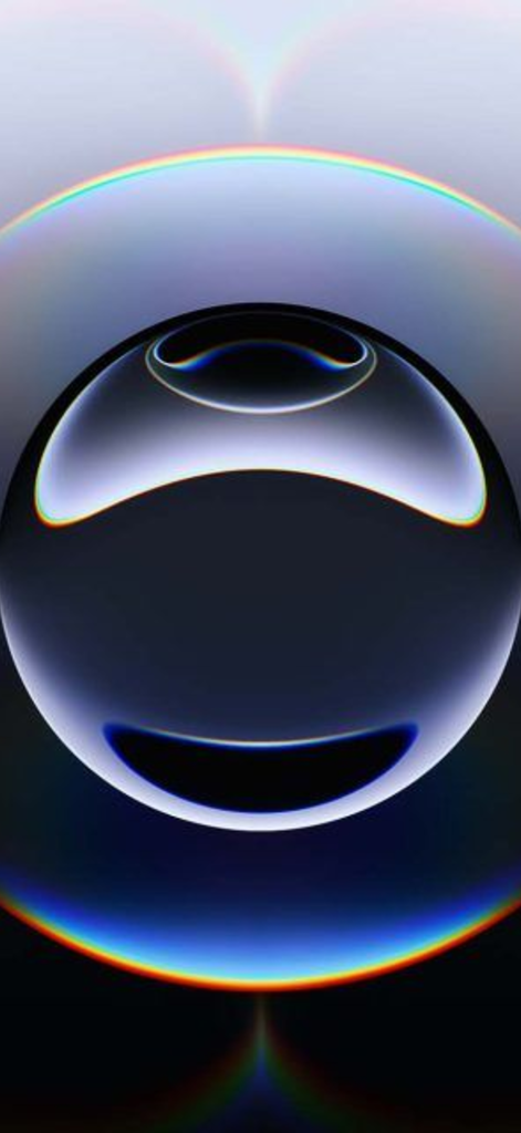 Hình nền iPhone mặc định hình giọt nước