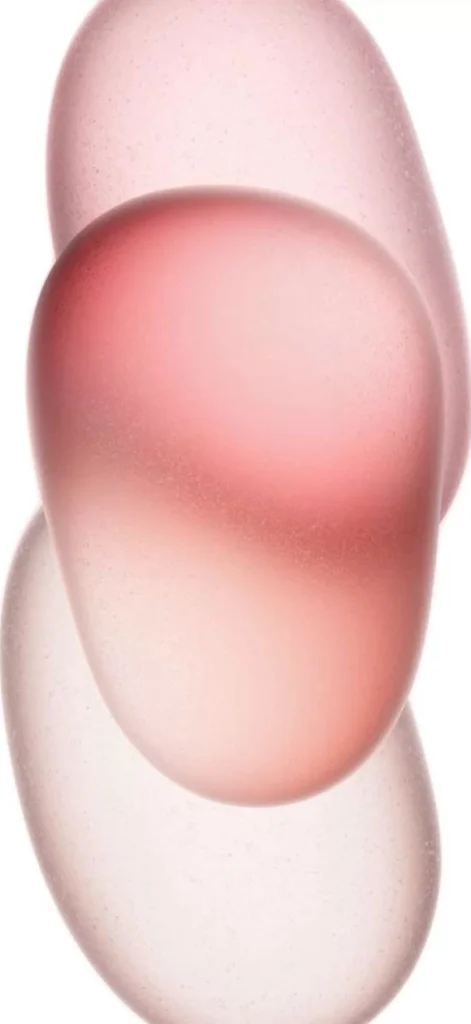 Hình nền mặc định iPhone 15 màu hồng