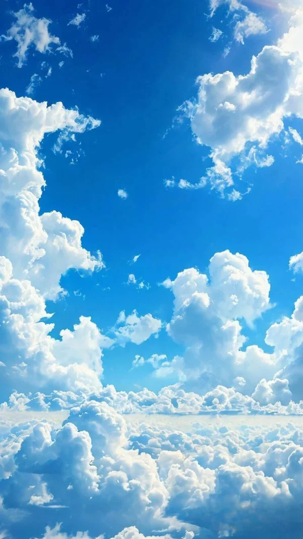 Hình nền màu xanh dương cho điện thoại 14